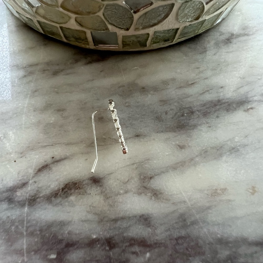 NEW Silver Earrings jewelry gift - Picture 3 of 3